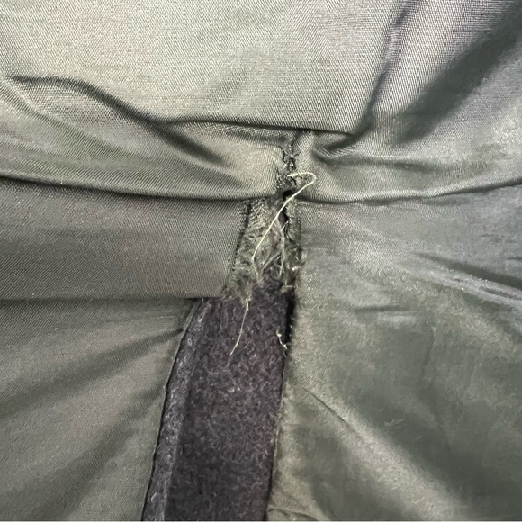 Vtg Italian made grey green wool blend LODEN coat removable fur trim hood EU 38 - Picture 17 of 17